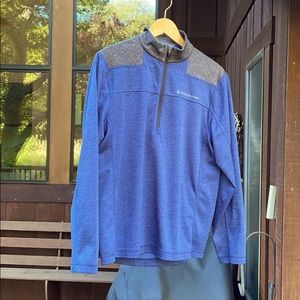 Vineyard Vines Navy Sankaty Quarterzip (M)